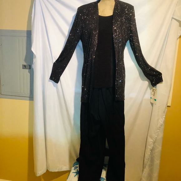 R&M Richards by Karen Kwong Pants - NWT Vintage R&M Richards Sparkly Pantsuit. Sz 10